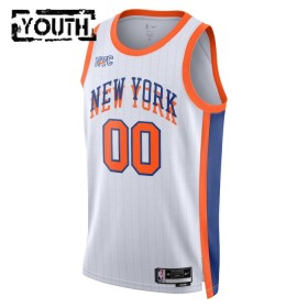 Dječji NBA Dres New York Knicks Personalizirani Nike 2024-25 City Edition Bijela Swingman